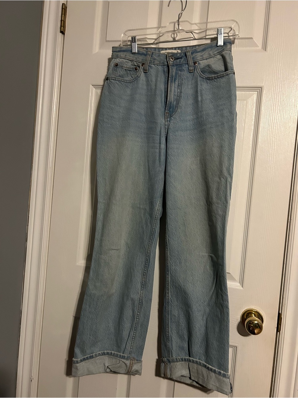 Abercrombie & Fitch Light Blue Boyfriend Jeans